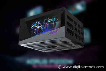 This ridiculous 1200W power supply comes with its own screen