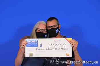 Alliston couple $100K richer after Encore win - BradfordToday
