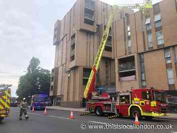 Crews tackling flat fire in Catford
