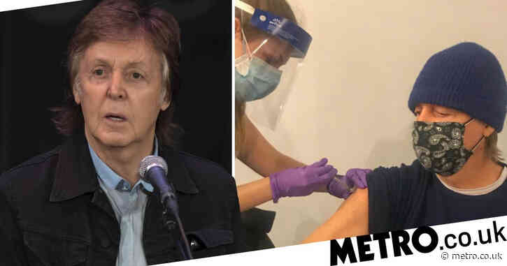 Sir Paul McCartney gets jabbed and urges fans to ‘be cool’ and do the same