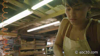 This woodworker is creating pieces from trees devastated by drought and wildfires