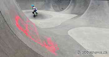 Calgary police investigate hateful graffiti at New Brighton skatepark