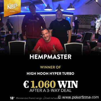 King's: Hempmaster und Lumir Jancar siegen bei den German Poker Days Side Events - PokerFirma - Die ganze Welt ist Poker