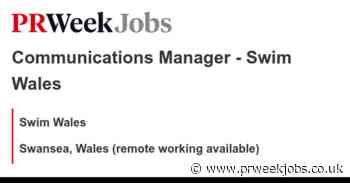 Swim Wales: Communications Manager - Swim Wales