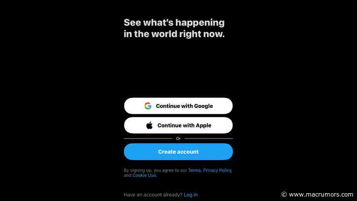 Twitter Rolls Out Sign in With Apple on iPhone and iPad