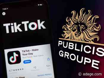 TikTok will teach Publicis clients about viral commerce