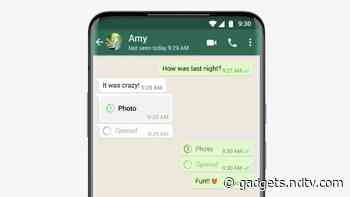 WhatsApp for iPhone Getting 'View Once' Feature for Photos and Videos