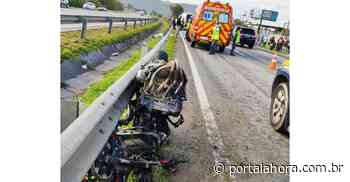 Em Imbituba, mulher morre após violento acidente envolvendo duas motocicletas - Portal AHora