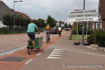 Fietsen rond rotonde in Kinrooi wordt stuk veiliger - Het Nieuwsblad
