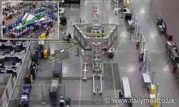 Timelapse shows construction of NASA's supersonic aircraft set to fly next year