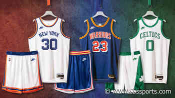LOOK: Nike releases throwback uniforms for Warriors, Celtics, Knicks in honor of NBA's 75th anniversary season