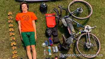 Saskatoon cyclist riding to Sask.'s 20 residential schools in the name of reconciliation - CTV News Saskatoon