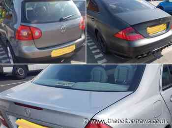 Eight cars seized in just three hours by police in Bolton - The Bolton News