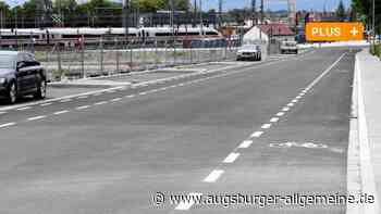 Die neue Ladehofstraße in Augsburg ist für den Verkehr freigegeben - Augsburger Allgemeine