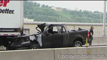 Truck Crash And Fire Briefly Shuts Down Route 28