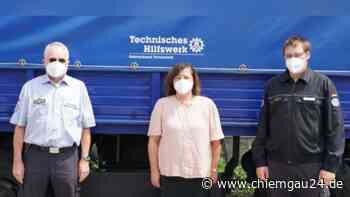 Traunstein: SPD-Bundestagsabgeordnete Dr. Bärbel Kofler bepricht die Lage des Technischen Hilfswerk in Trau... - chiemgau24.de