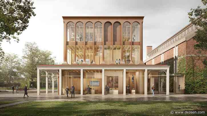 Alison Brooks Architects unveils mass timber entrance block for Cambridge college