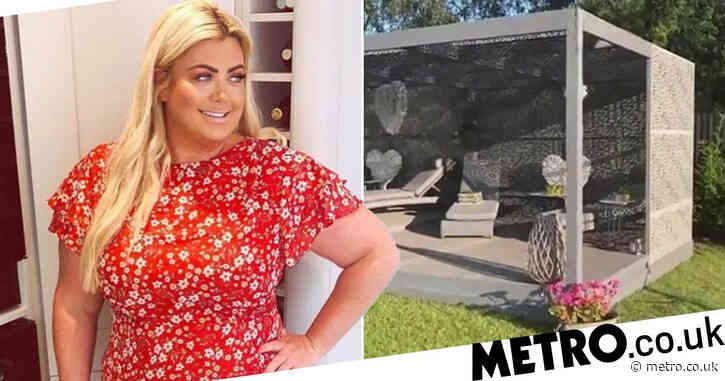 Gemma Collins brings Ibiza to Essex as she transforms enormous garden with luxury summerhouse