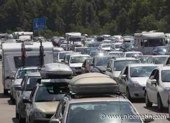 Sur l'A8, un accident génère un embouteillage près d'Antibes - Nice-Matin