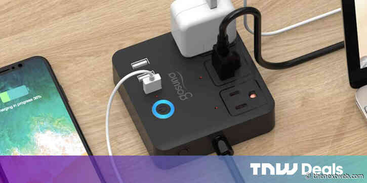 Safeguard your delicate electronics with this savvy smart power strip with surge protection