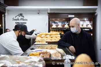 Rodríguez Larreta visitó una panadería en Parque Patricios - buenosaires.gob.ar