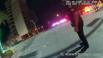 New Police Bodycam Video Shows Initial Response to Surfside Condo Collapse