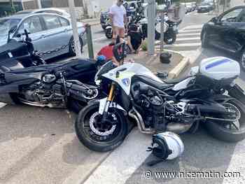 La course-poursuite se termine par une collision au Cannet