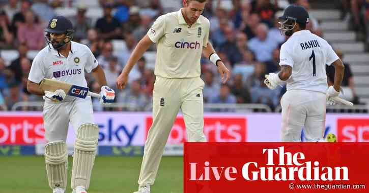 England bundled out for 183 by India: first Test, day one – live!