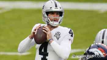 Carr: No issues for Nassib in Raiders locker room