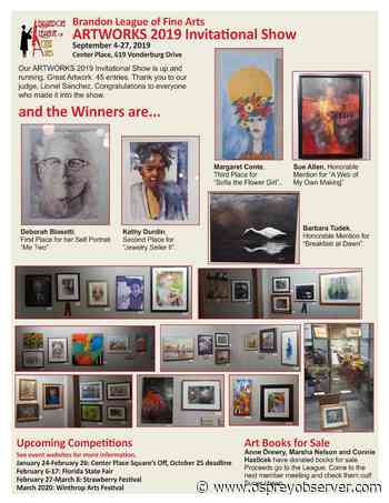 Brandon League Of A Fine Arts Issues A Call To Artists For Artworks 2021 - Osprey Observer