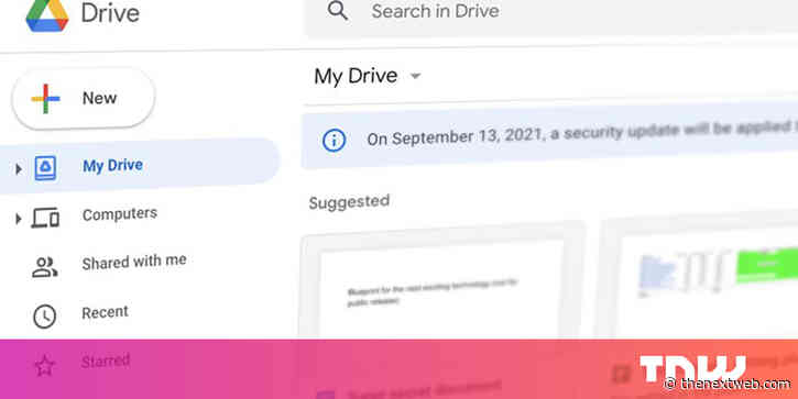 Google Drive gets a security update in September —  here’s what it means for you