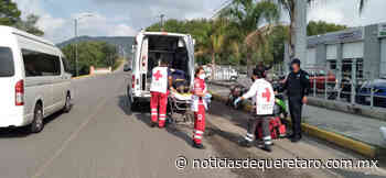 Chocan motociclistas en San Juan del Rio, Querétaro - Noticias de Querétaro