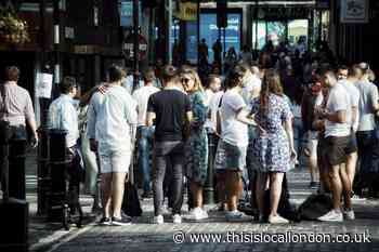 New Covid cases falling in south west London