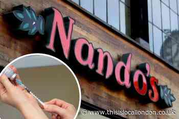 Nando's voucher with vaccine for these groups in SE London