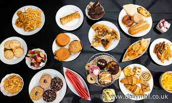 Can YOU spot what's odd about this buffet?: ALL of this food is more than 12 months old - Daily Mail