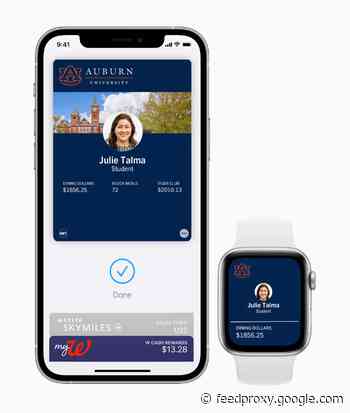 Student IDs on iPhone and Apple Watch arrive at American and Canadian universities