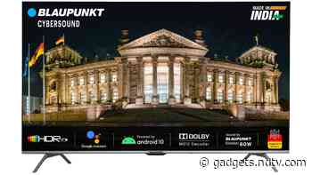 Blaupunkt 50-inch CyberSound Ultra-HD Android TV With Dolby Digital Plus Launched in India: Price, Specifications