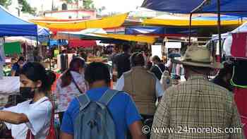 Tianguistas se autorregulan para seguir medidas sanitarias en Cuernavaca - 24 Morelos