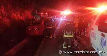 Fuerte accidente en la México-Cuernavaca deja 1 muerto y 2 heridos - Excélsior