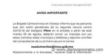 ¿Cuándo te aplicarán en Morelos la segunda dosis de Pfizer? Aquí te decimos: - Diario de Morelos