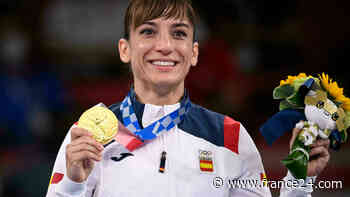 La española Sandra Sánchez, primera campeona olímpica de karate de la historia - FRANCE 24