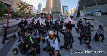 Massive groups of people on electric unicycles are taking to Toronto streets - blogTO
