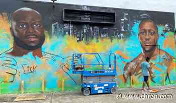Houston shows love to UFC's Derrick Lewis with mural east of downtown - Chron