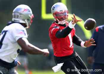 Patriots training camp Day 6 takeaways: Cam Newton, defensive line shine in first padded practice - Boston.com