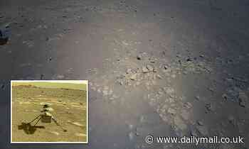 NASA's Ingenuity helicopter photographs Martian rocks with 'curious lines'