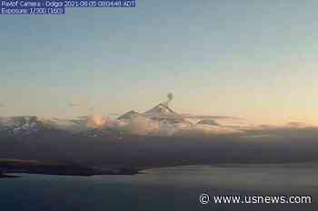 3 Erupting Alaska Volcanoes Spitting Lava or Ash Clouds