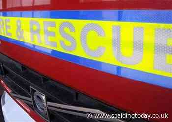 Tractor and bailer on fire - Spalding Today