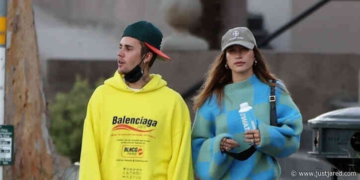 Justin & Hailey Bieber Enjoy a Romantic Steak House Dinner