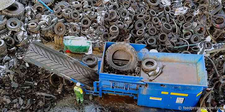 How old tires are turned into electricity