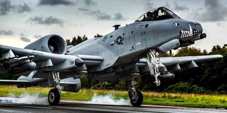 Watch these A-10 attack aircraft make history by operating from a US highway for the first time